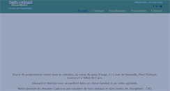 Desktop Screenshot of ecurieduvalseme.com